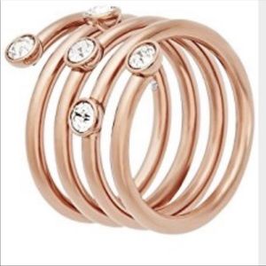 NWOT Michael Kors Rose Gold Ring Size 7